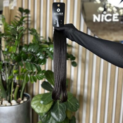 Exclusive hair, Dark Eden, soft straight, 47 cm, 56 gr