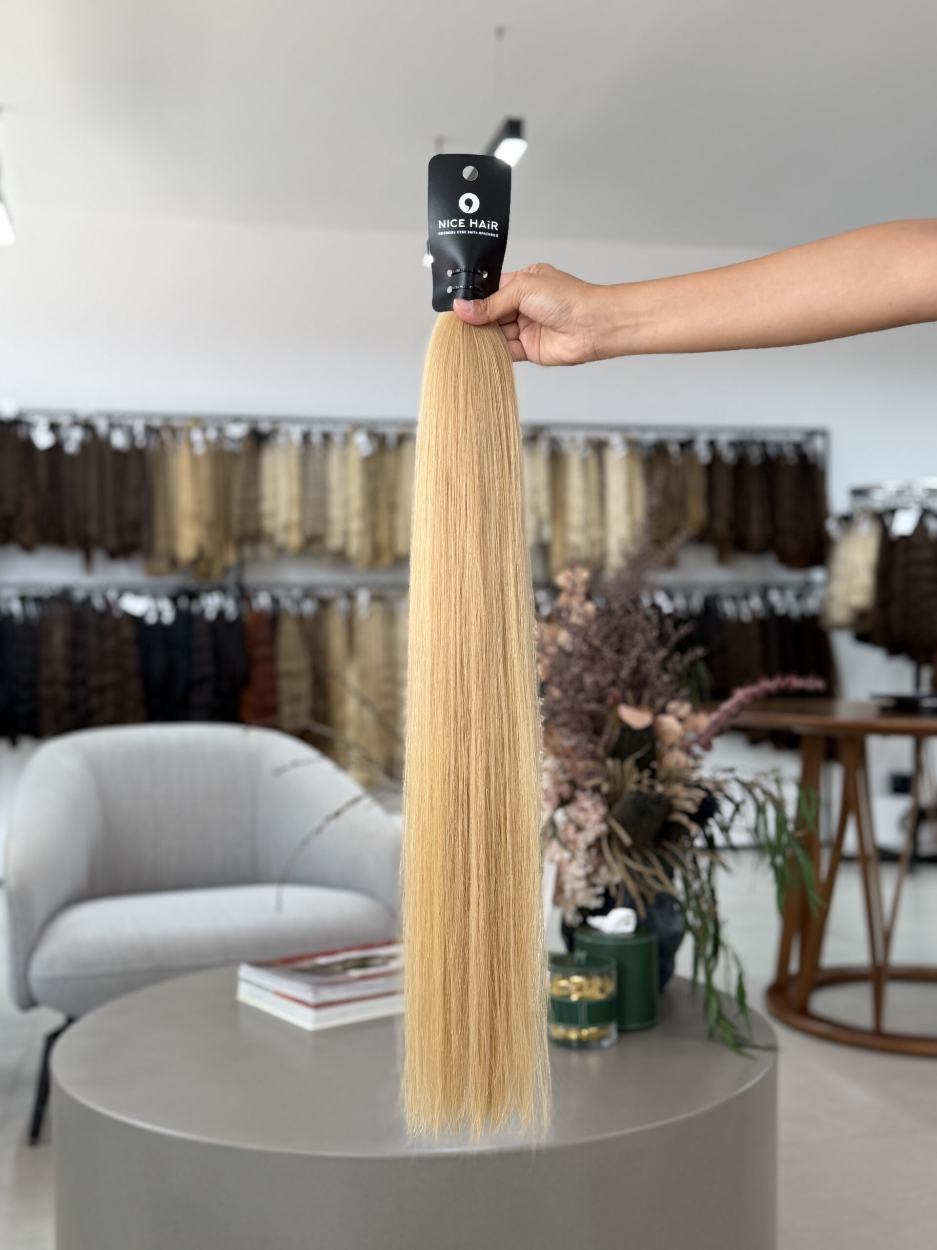 Flat keratin bonds, #16, 65 cm,109 gr. Premium category - Image 1