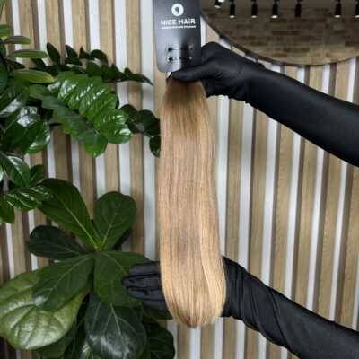 Exclusive hair, Bronze, soft straight, 41 cm, 78 gr