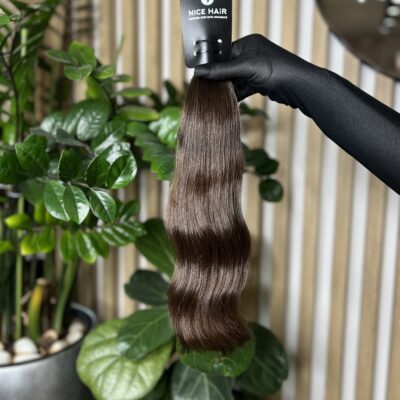Exclusive hair, Espresso, silky wavy, 45 cm, 112 gr