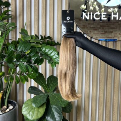 Exclusive hair, Natural Beige, soft straight, 42 cm, 130 gr