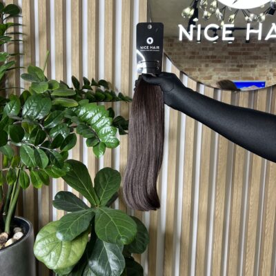 Exclusive hair, Cocoa Veil, soft straight, 43 cm, 134 gr