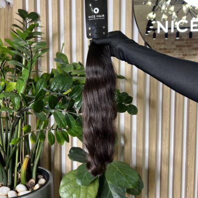 Exclusive hair, Lunoir, silky wavy, 49 cm, 48 gr