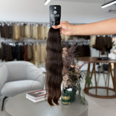 Flat keratin bonds, #dark chocolate, 45cm, 73g. Exclusive category