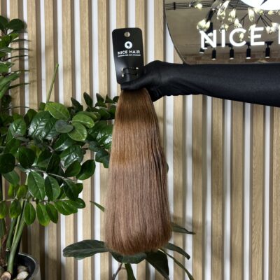 Exclusive hair, Rosewood Brown, soft straight, 40 cm, 100 gr