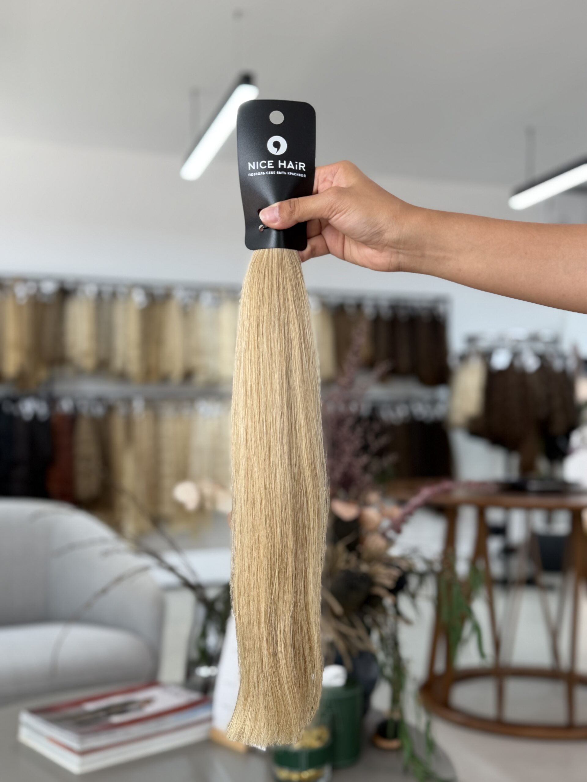 Flat keratin bonds, #mix, 40 cm, 82 pcs, 46 gr. Lux category - Image 1