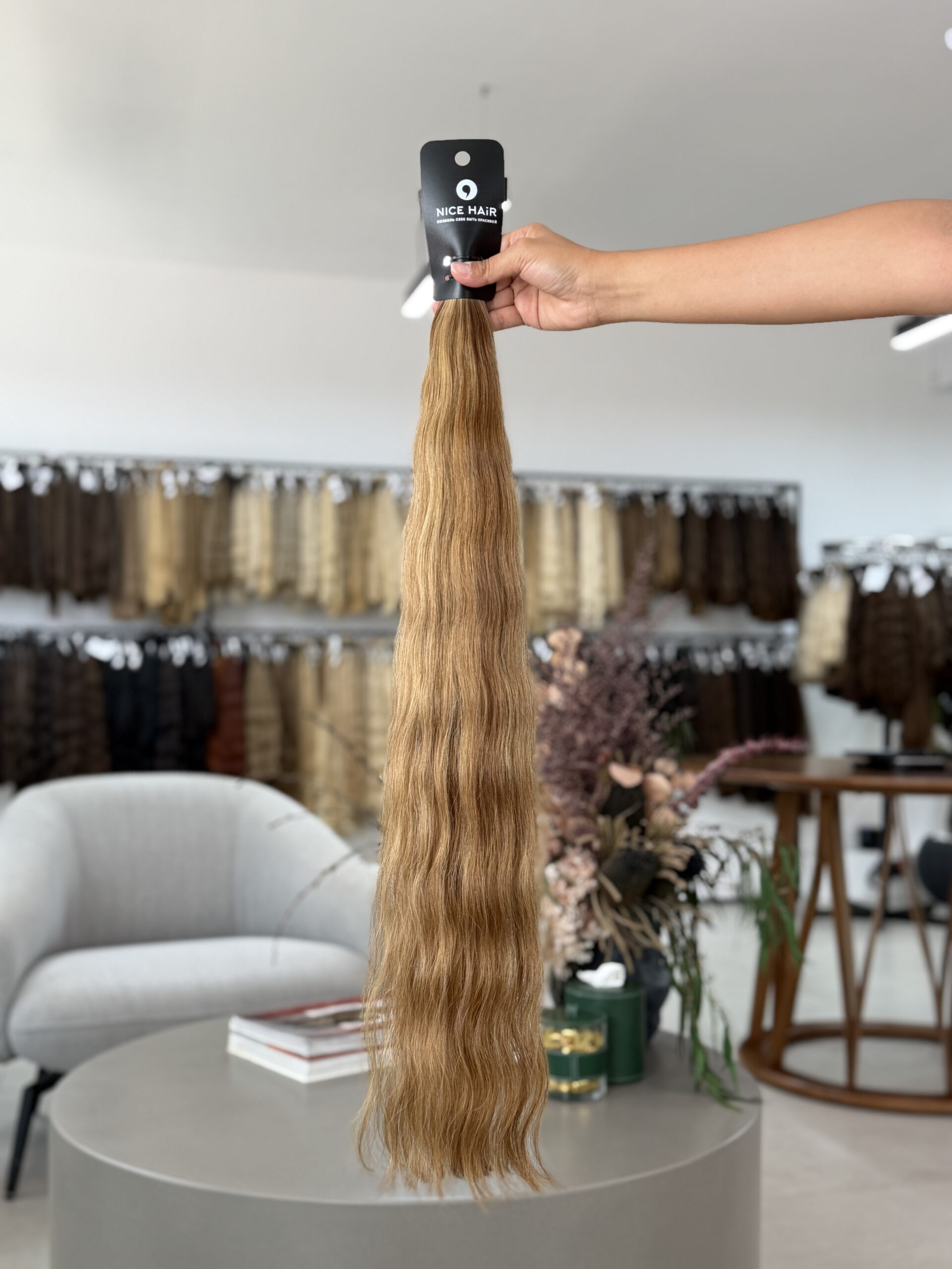 Flat keratin bonds, #mix, 70 cm, 100 pcs, 100 gr. Lux category - Image 1