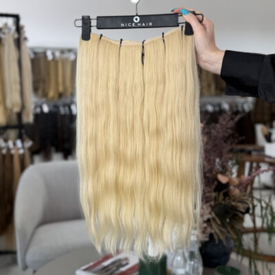 Hand-tied weft, #60, 40 cm, 85 g. Lux category