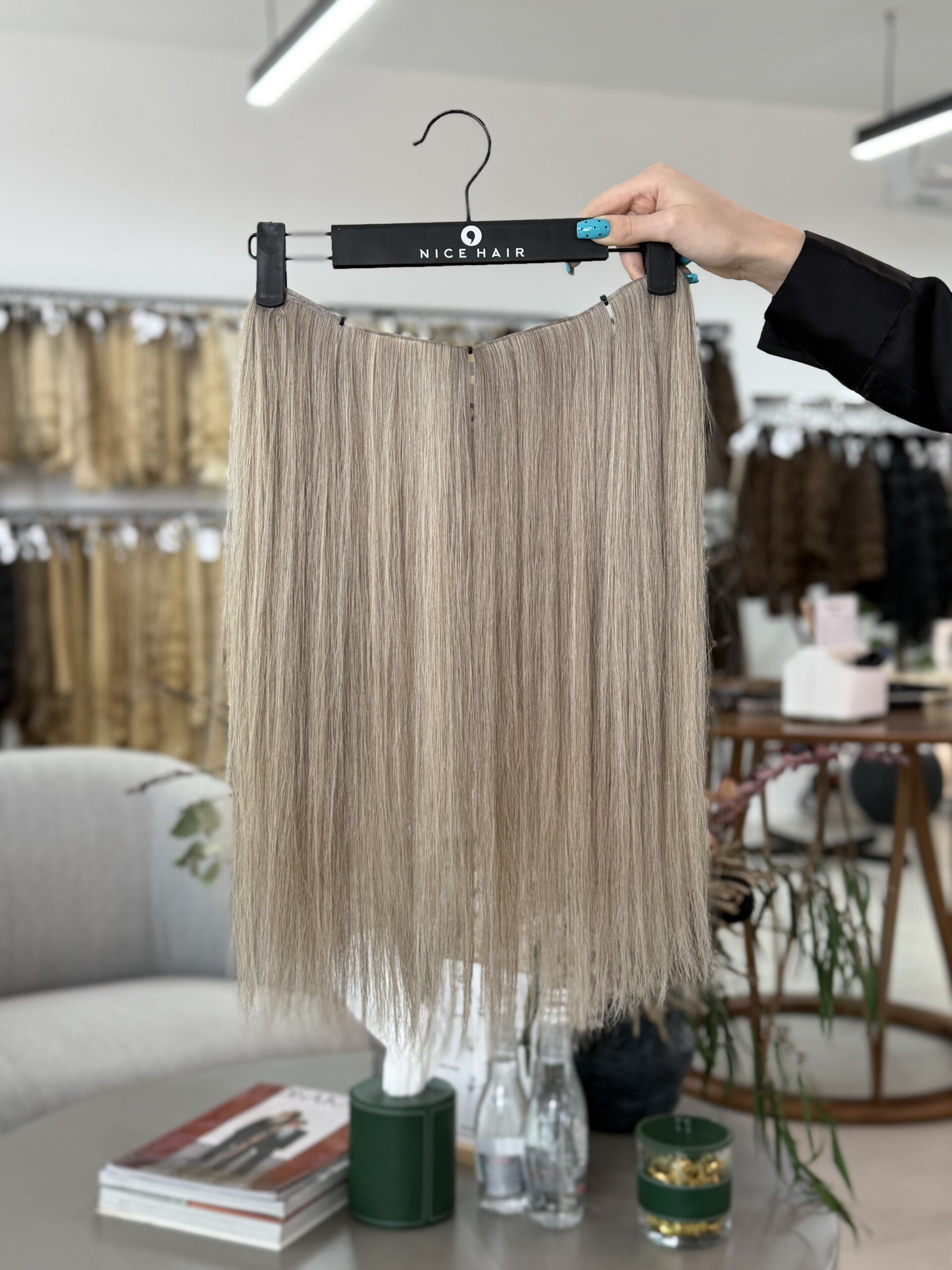 Genius weft, #mix 60 & 10, 50 cm, 100 g. Lux category - Image 1