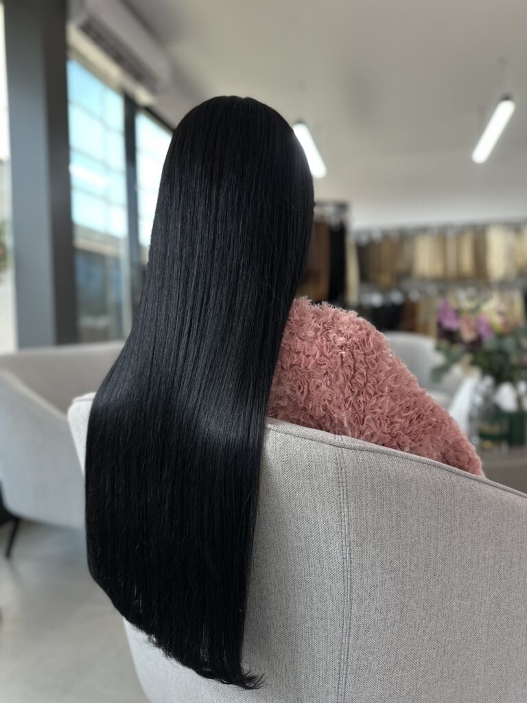 hair extensions, color 1 b, length 65 cm