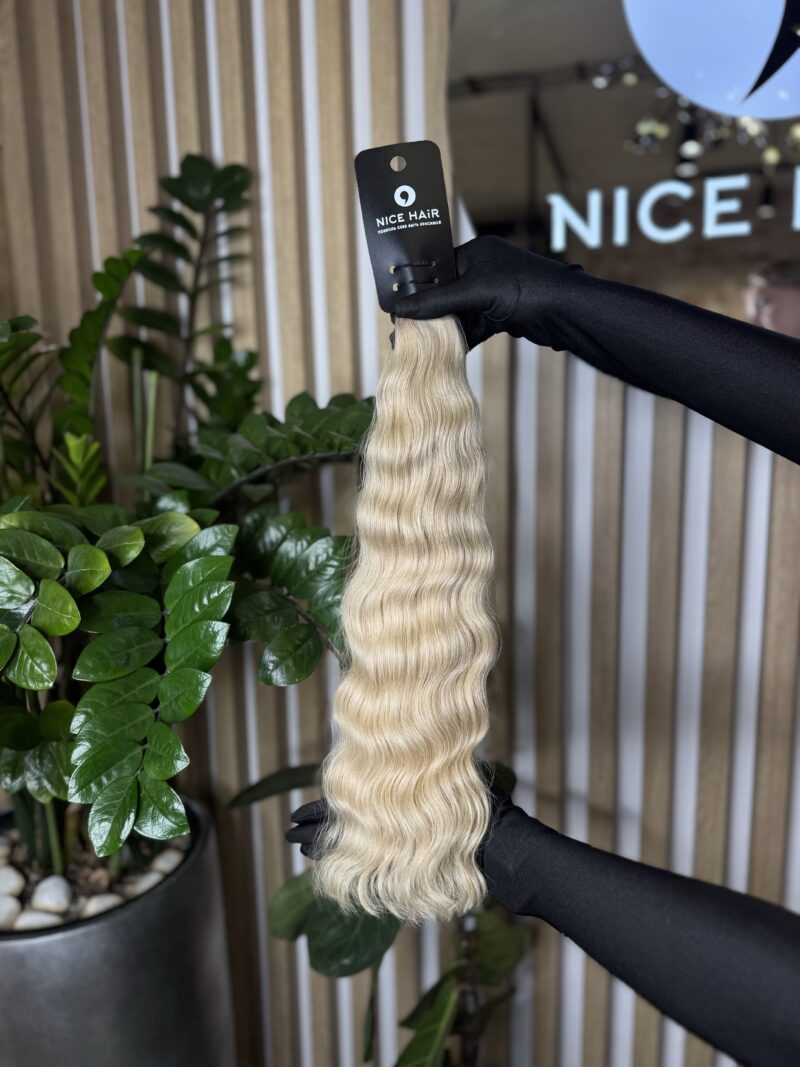 Platinum Ash Blonde hair bulk