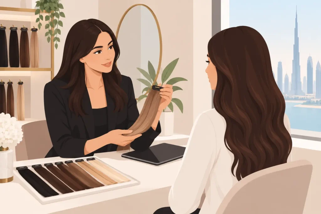 Hair Extension Consultation Dubai: What to Expect