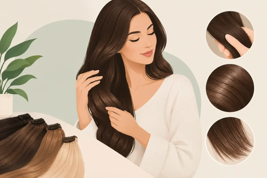 How Human Hair Extensions Should Really Feel
