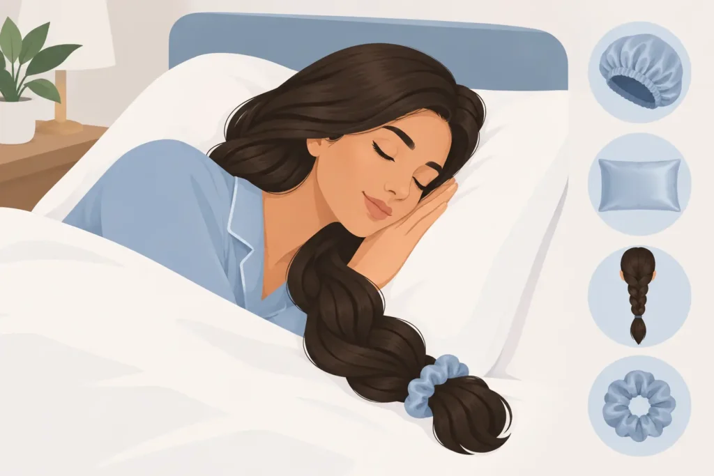 How to Sleep With Hair Extensions: Night Care Tips