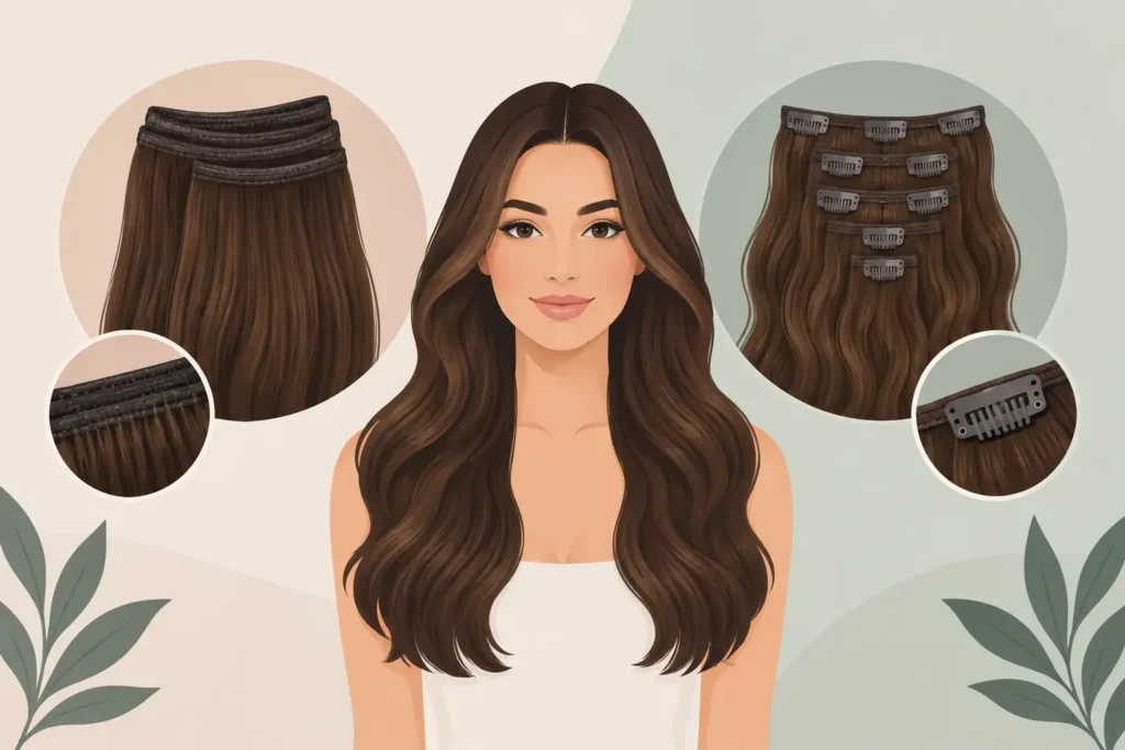 Weft vs Clip-In Hair Extensions: Which Is Better?