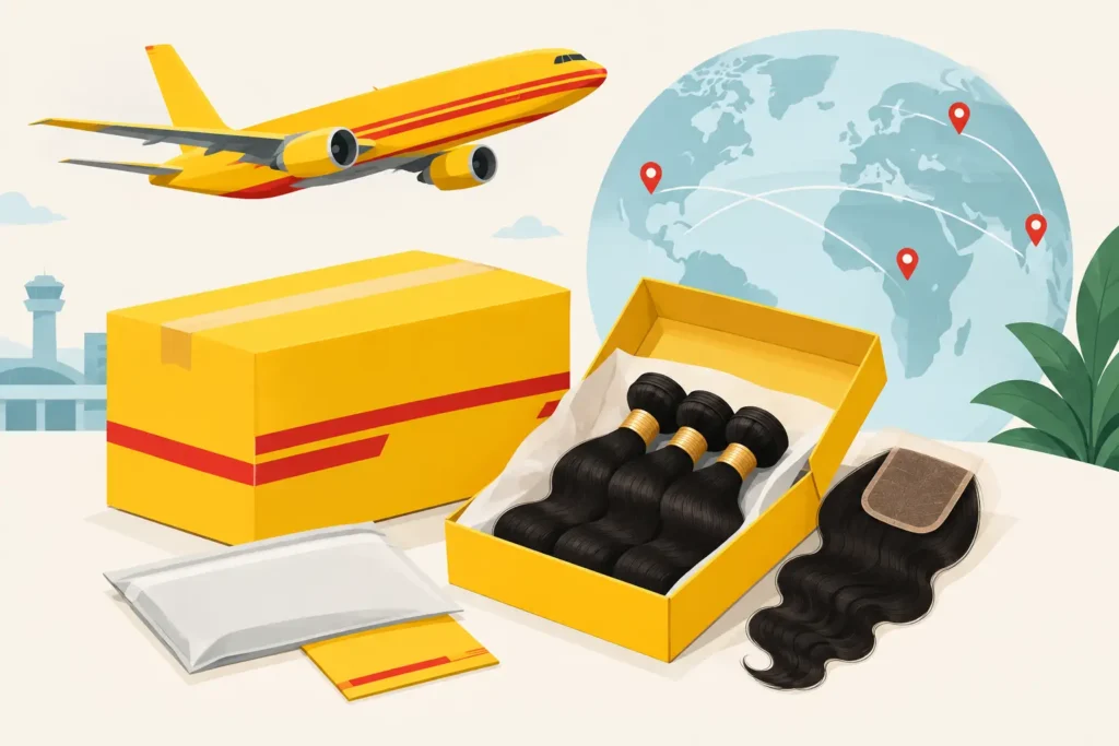 What DHL International Hair Delivery Requires